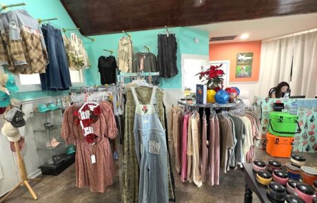 Store vie inside or full clothing racks.