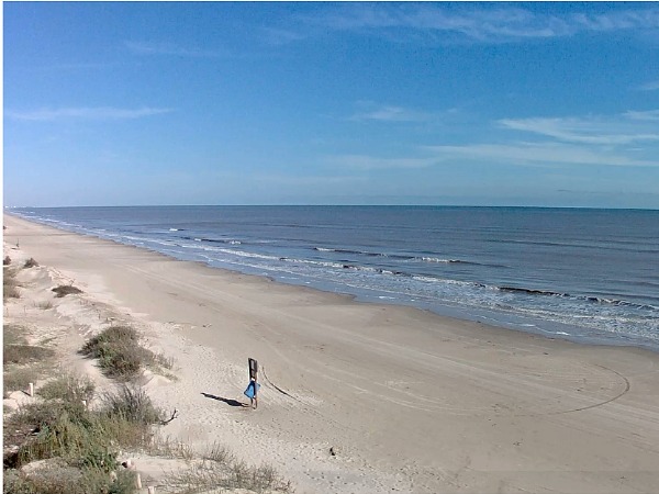 Crystal Beach, Texas Sunrise Beach Cam live view