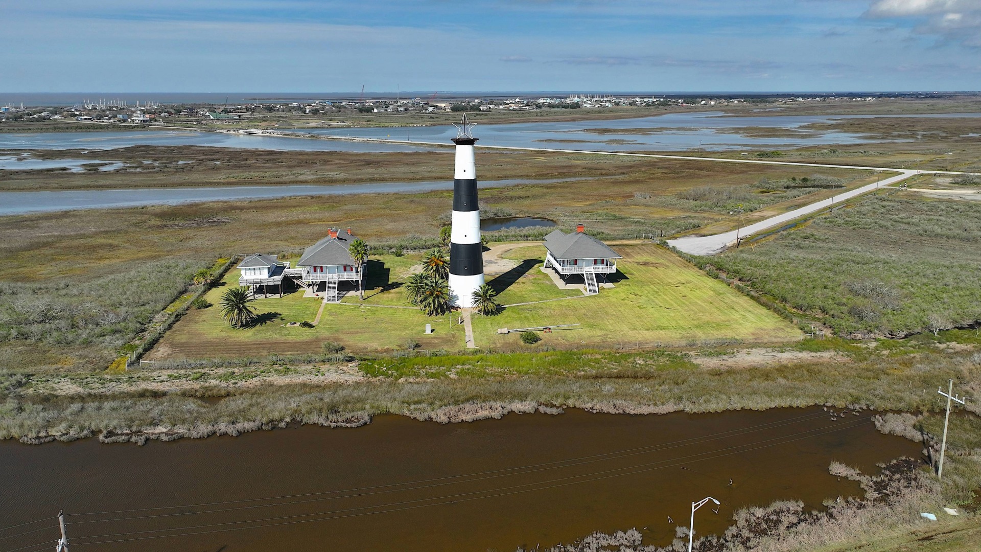 Aerial View Of Bolivar Lighthouse Recent