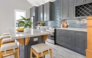 Kitchen View Of Custom Beach Home