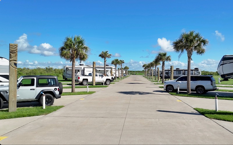 Entrance to Palapa RV Beach Resort