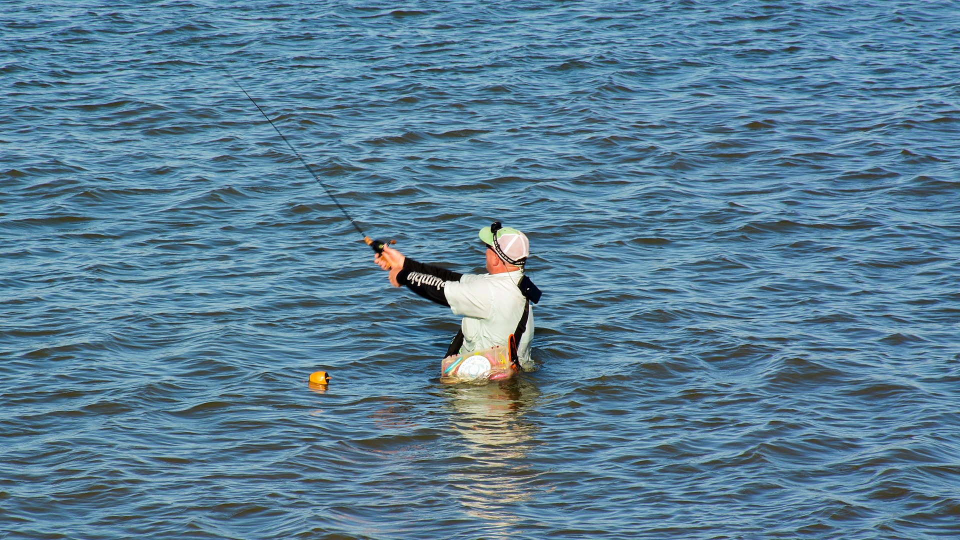 Wade fisherman casting rod