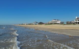 Beachfront View Crystal Beach, Texas On Bolivar Peninsula