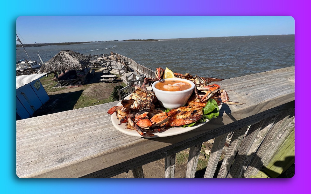 Grilled Seafood Platter With Gumbo
