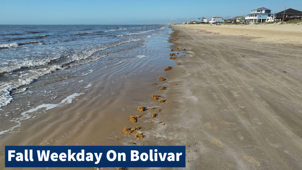 Fall beachfront on Bolivar Peninsula Beachfront