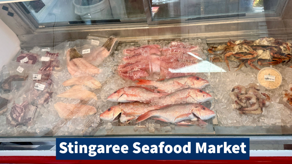 Seafood market at Stingaree Restaurant